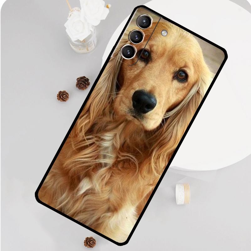 Cocker Spaniel Dog Phone Case For Samsung Galaxy S26 S23 Ultra S20 S21 S22 S24 S25 Plus S10 S25 FE Funda Cover