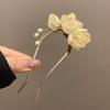 U Shape Hair Pin Flower Design Hair Comb New Hair Clip  Hairstyle