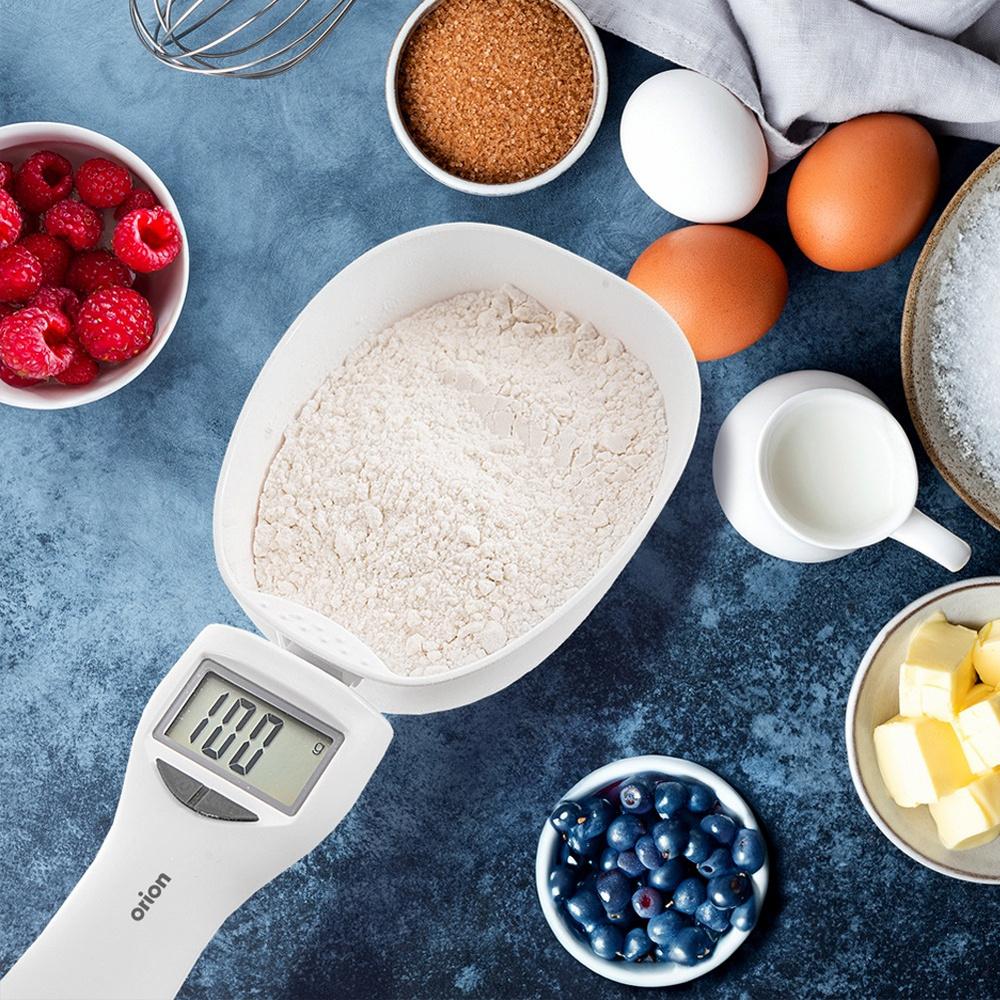 Waga Kuchenna Elektroniczna Cyfrowa Łyżka Łopatka do Odmierzania 1kg