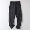 Men's Outdoor Functional Style Pants for Autumn and Winter, Water-Resistant, Fleece-Lined, Warm, with Drawstring Elastic Waist, Casual Pants