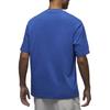 Nike Breathable Letter Print Design Comfortable Pullover Short Sleeve T-Shirt Men Tops Blue HF5491480