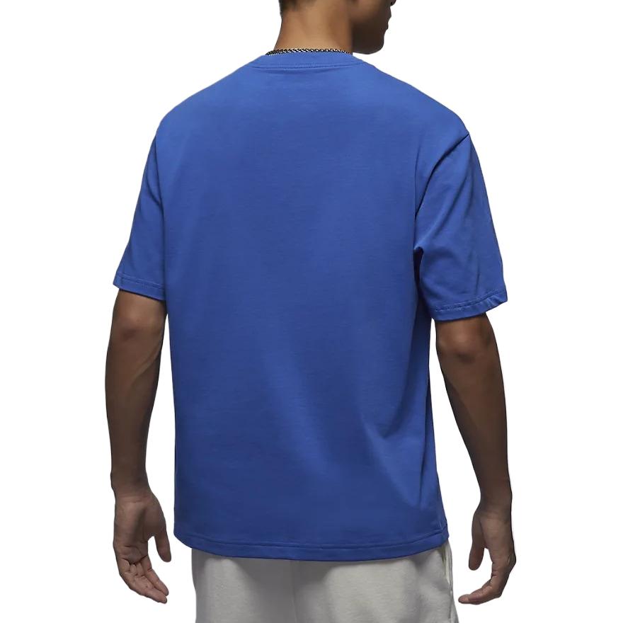Nike Breathable Letter Print Design Comfortable Pullover Short Sleeve T-Shirt Men Tops Blue HF5491480