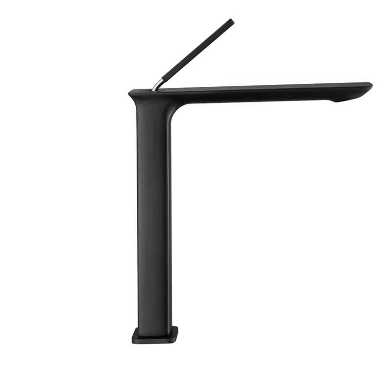 Modern Square Black Basin Faucet