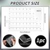 Transparent Acrylic Pocket Ruler Template Set, Clear Sewing Rulers for DIY Bag Making, Quilting Tools for Beginners, Sewing Tool