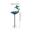 Metal Bird Bath for Outside Garden Birdbath Vintage Design Birdfeeder Feeder, Bowl Yard Decor