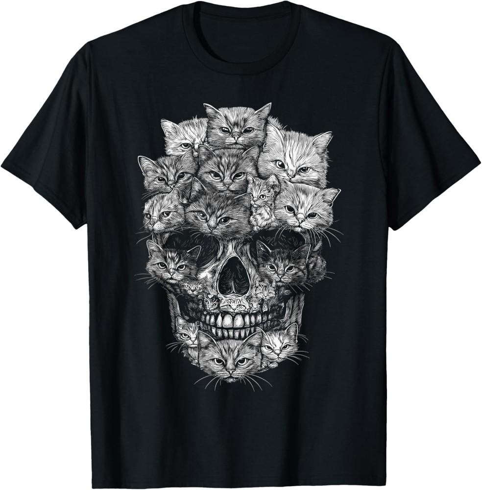 A Skull But It039s Cats Kitty Skeleton Halloween Cat Skull TShirt unisex TShirt Unisex T-Shirt S