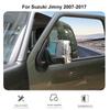 Auto-Rückspiegelschale, Dekorationsabdeckung für Suzuki Jimny 2007–2017, ABS-Außenzubehör, Chrom