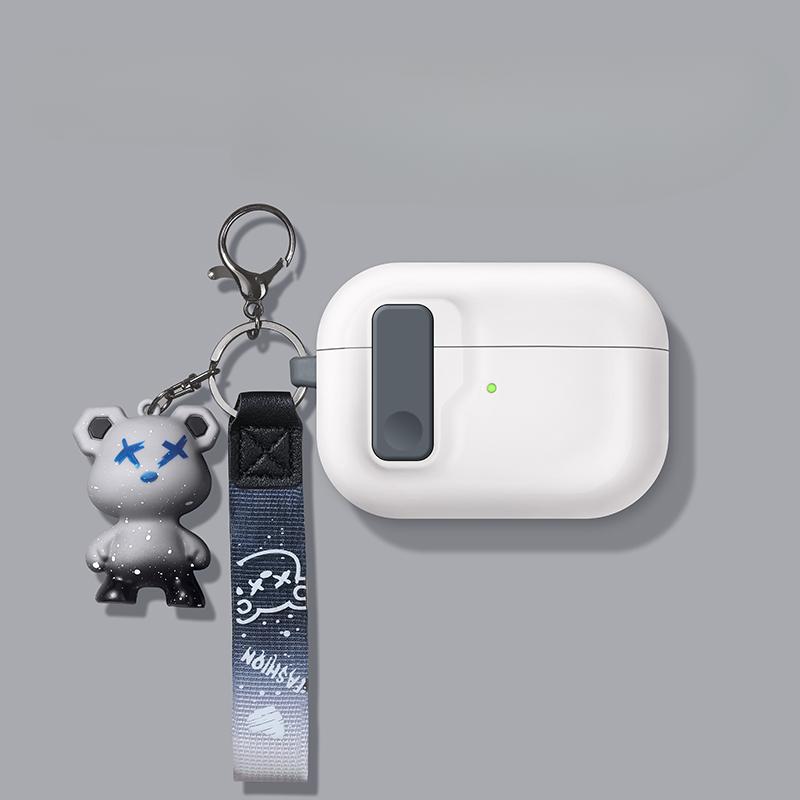 For Airpods 4 Earphone Shockproof Case Automatic Switch Secure Lock Protective Silicone Cover for Apple Airpods4 Accessories