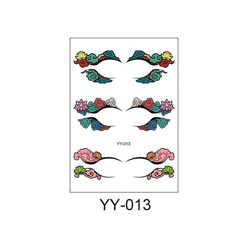 Cross Border Makeup Eyelash Tattoo Stickers Ball Waterproof Sweat Resistant Disposable Eye Simulated
