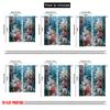 Set Of 2 Flat Printing Curtains Blue Ocean Shell Starfish Coral Digital Printed Polyester Drapes Party Decorations New Curtain