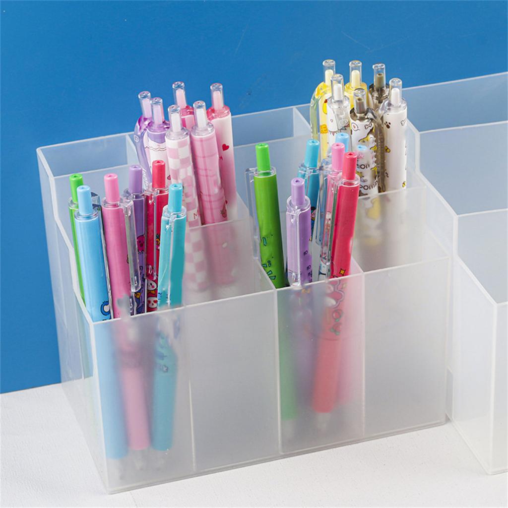 Stifthalter, Schreibtisch-Bleistift-Organizer, Halter, Marker-Displayhalter, 6 Fächer, 12 Fächer, Organizer für Kunstbedarf