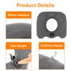Inflatable Donut Seat Cushion Adjustable Inflatable Donut Pillow Pain Long Sitting Relief Practical Leakproof Chair Seat Cushion