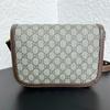 [Pre-Owned] Horsebit 1955 Logo Canvas And Leather Saddle Bag - Very Good #XPHHF5