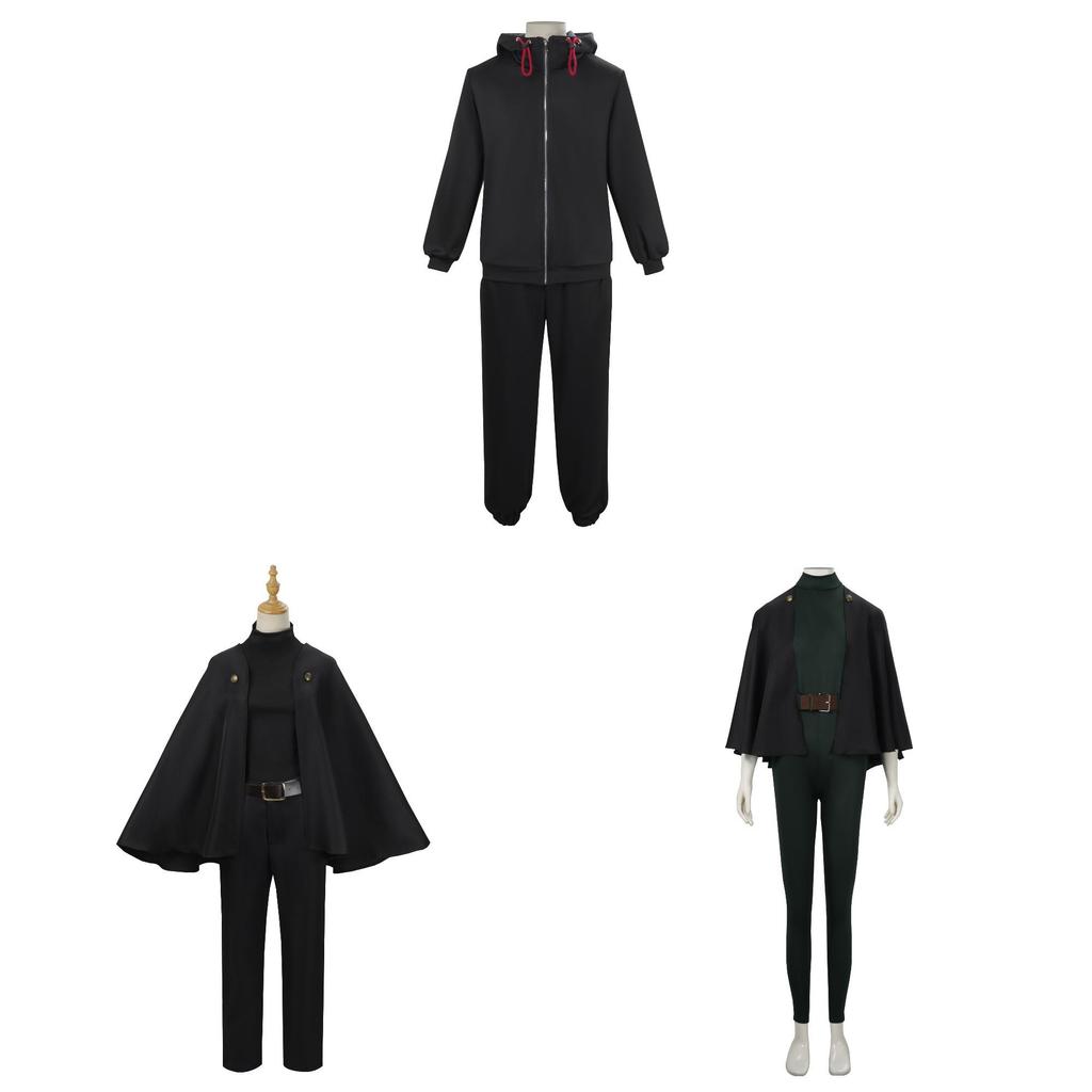 Jujutsu Kaisen Cosplay Costume Set For Anime Role Play With Polyester Fabric For Stage And Event Use