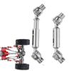 2pcs Black Silver Drive Shaft for WPL D12 C14 C24 B14 B24 B16 B36 C64-1 MN D90 D98 MN99S