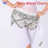 Belly Dance Hip Belt With Triangle Coins For Practice And Performance