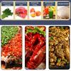 Stainless steel meat and vegetable chopper, processing machine, food chopper meat/vegetable/fruit grinder