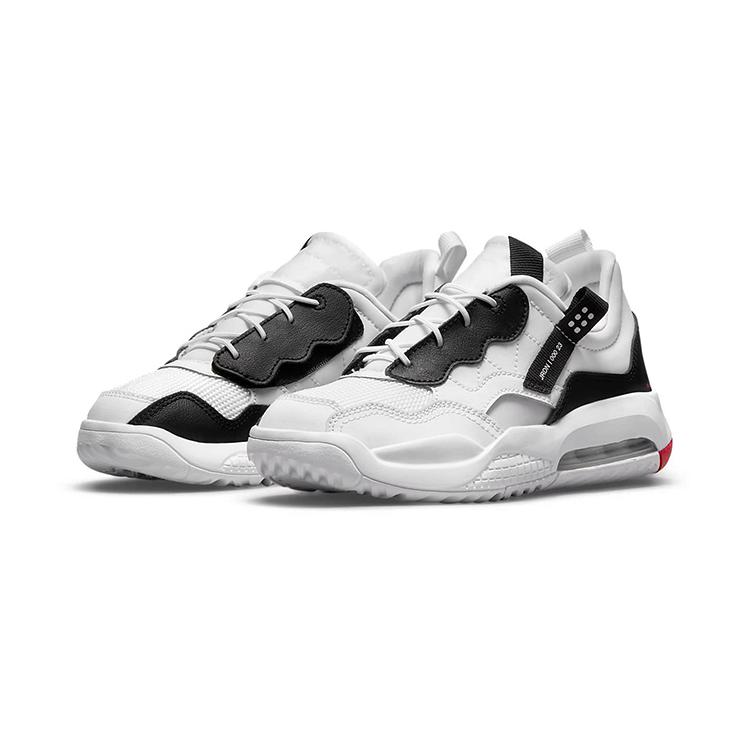 New Jordan MA2 Anti Slip Wear Resistant Low Top Kids' Running Shoes Black White Children Aged 3 7 Years Old CW6595-106