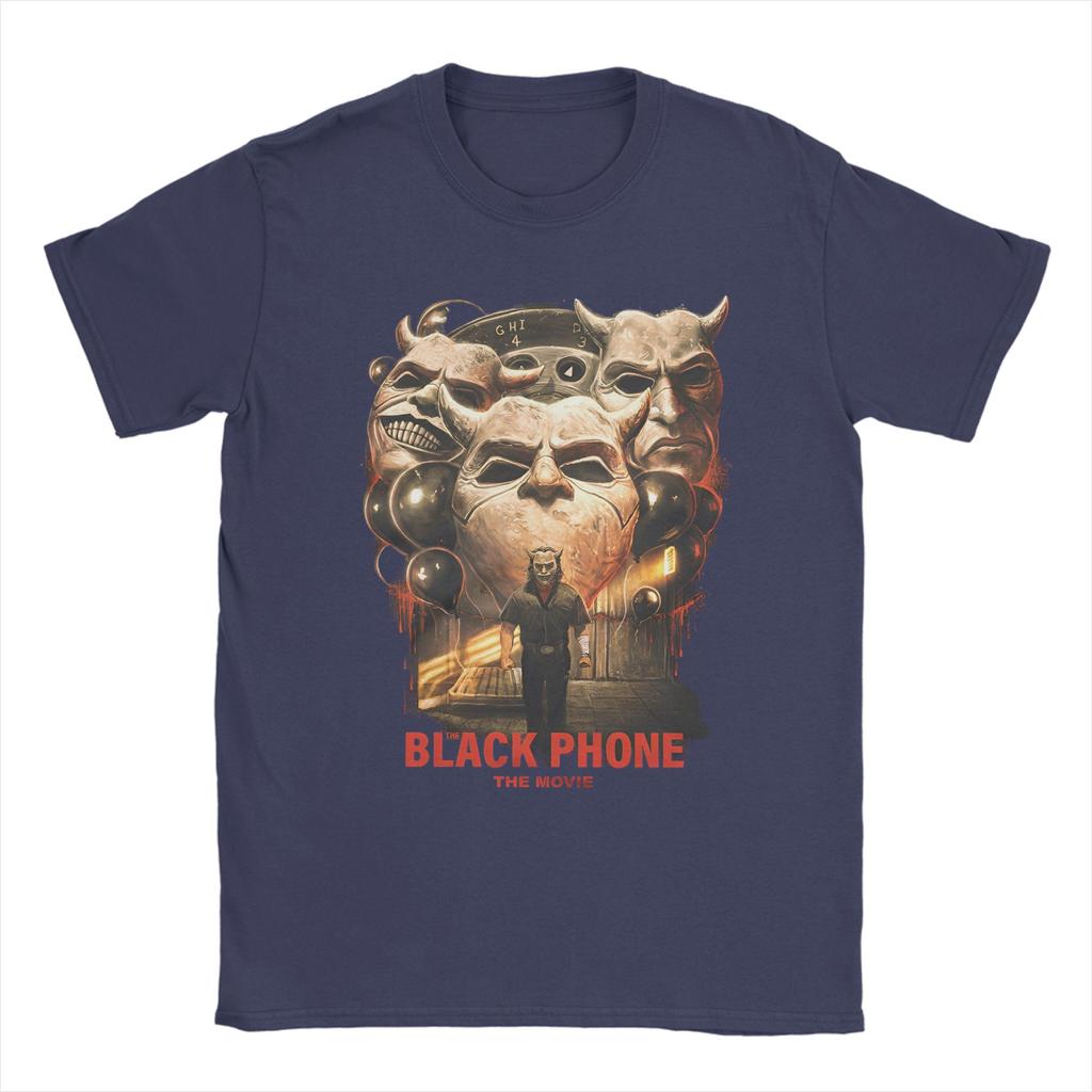 2025 Black Phone 2 Movies T-Shirt  Leisure T-Shirts Short Sleeve Streetwear Tops Summer Pure Cotton O Neck Plus Size 5XL Tees