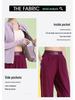 Women's Quick-Dry Long Sleeve Fitness Set for Badminton, Running, and Outdoor Sports - Autumn/Winter Collection