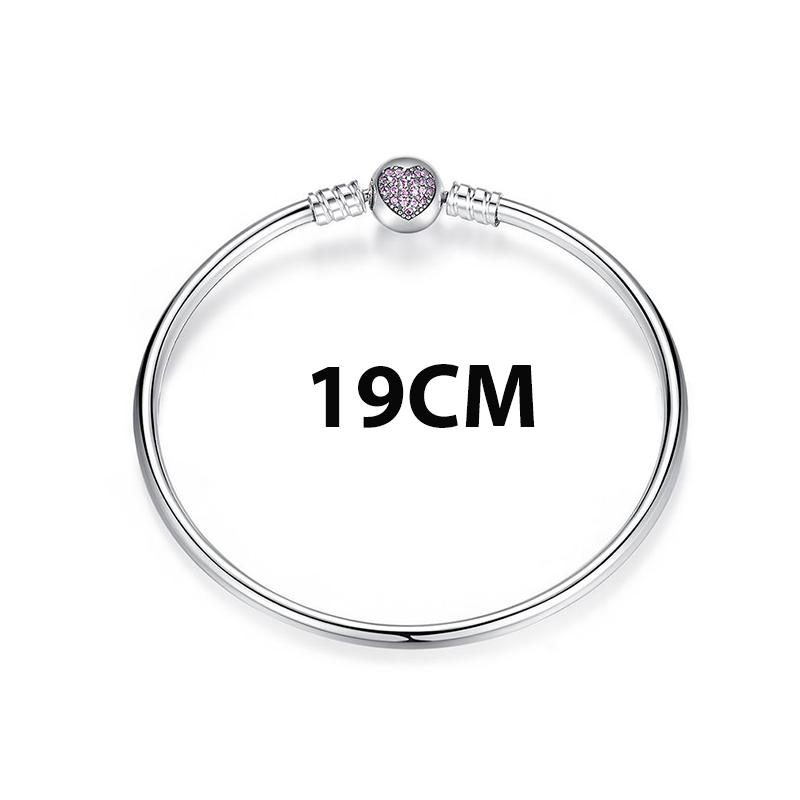 BISAER 925 Silver Demon Eye Bracelets Blue Evil Eyes Bangles Pave Setting Zircon 17-21CM for Women Party Fine Jewelry