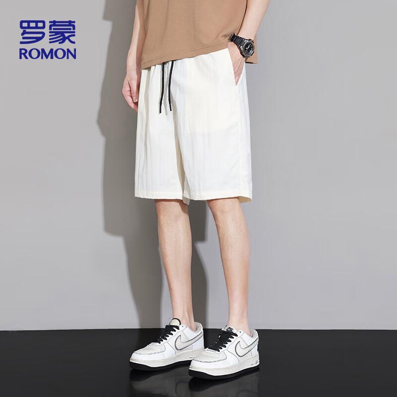 ROMON Men's Casual Drawstring Shorts ZH682