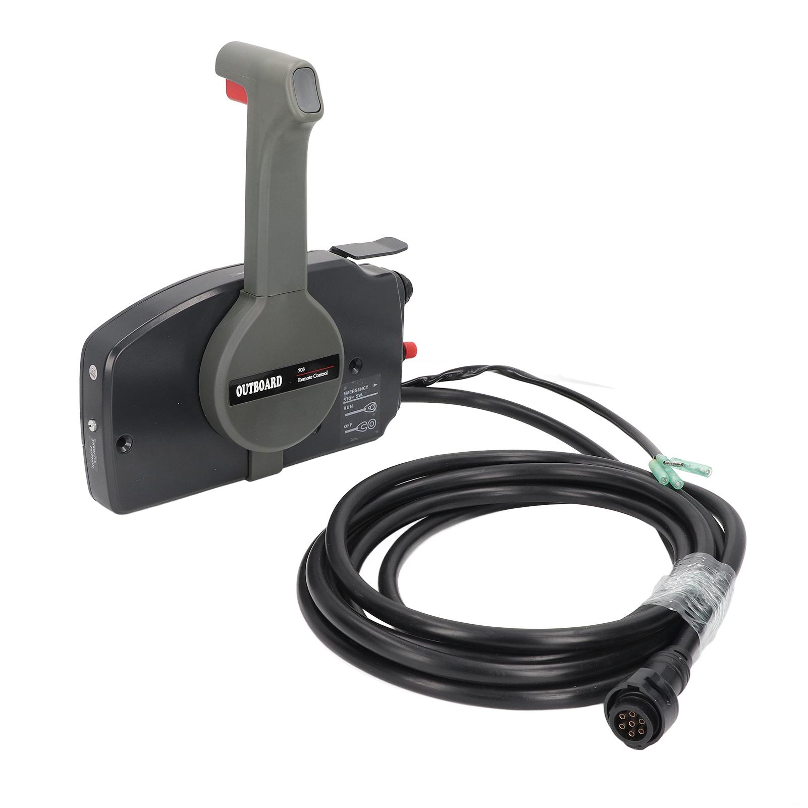 

Комплект блока дистанционного управления подвесным мотором 7 контактов Морские лодки Яхты Запчасти 703 48230 12 00 для 703 Толкатель газа