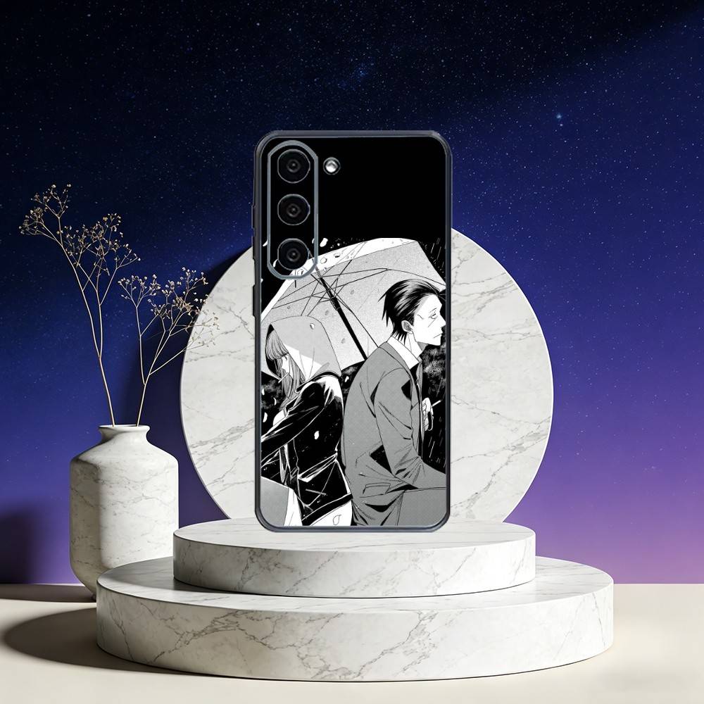 

Smoking Behind the Supermarket Phone Case For Samsung Galaxy A73,A72,A71,A70,A53,A52,A51,Others Soft Black Cover Samsung a71 4g