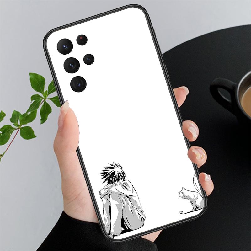 

Phone Case For Samsung A17 A55 A16 A56 A35 A15 A53 A54 A33 A34 A25 A05S A52 A52S A07 A26 A06 Death Note A15