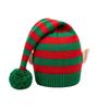Cappello Unisex a Strisce con Orecchie di Natale - Caldo Invernale in Maglia per Uomini e Donne