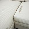 Pastoral Style Thick Sofa Covers Non-slip Soft Off White Sofa Cushion Mat  Buckwheat Flower Embroidery L-type Corner Couch Cover