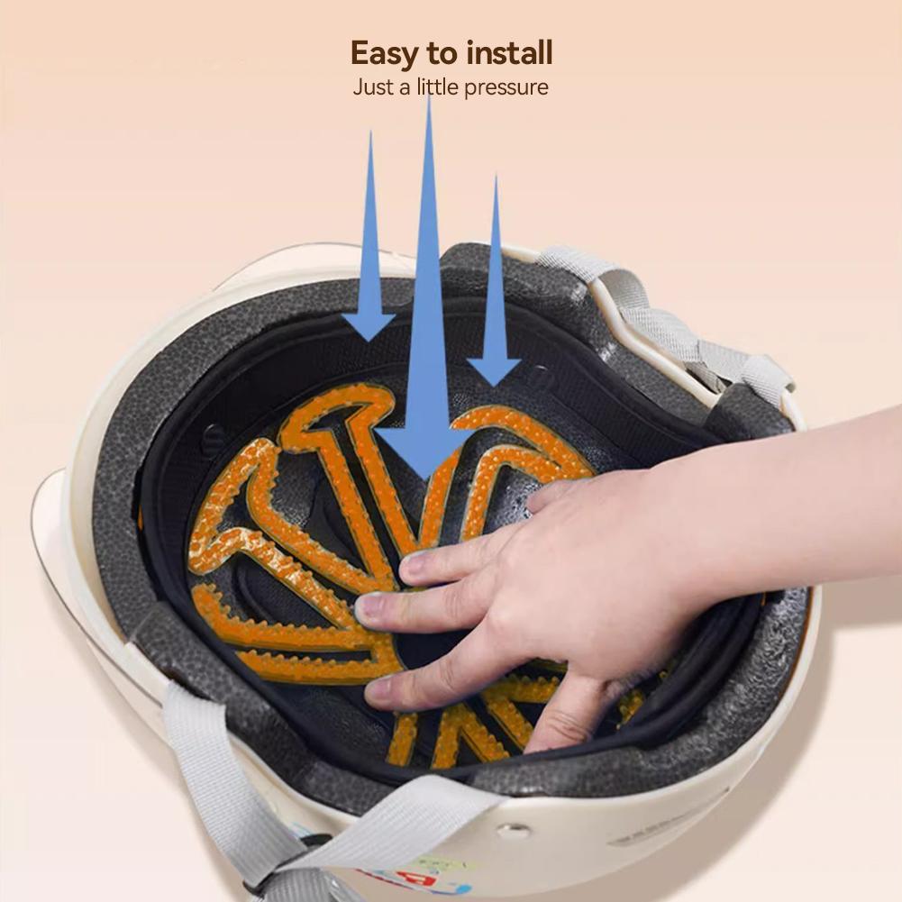 Căptușeală din silicon pentru căptușeală pentru cască de motocicletă Tampă anti-deformare pentru căști Ventilați căptușeală de ventilație pentru căști de ciclism respirabilă