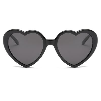 Fashion New Love Shaped Sunglasses Personality Colorful Gradient Design Sunshade Sun Glasses Female