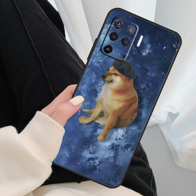 Doge Case For Oppo A40 A60 A80 A5 Pro A15 A16 A17 A57 A77 A94 A74 A54 A76 A96 A18 A38 A58 A78 A98