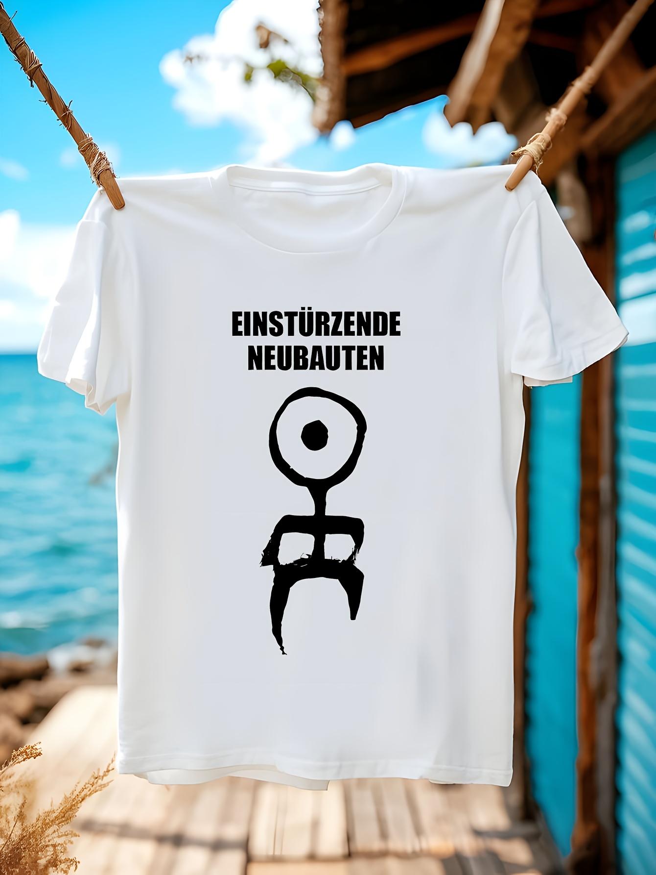 Graphic Tshirt Graphic Tshirt - White Tee with Bold BLACK... L