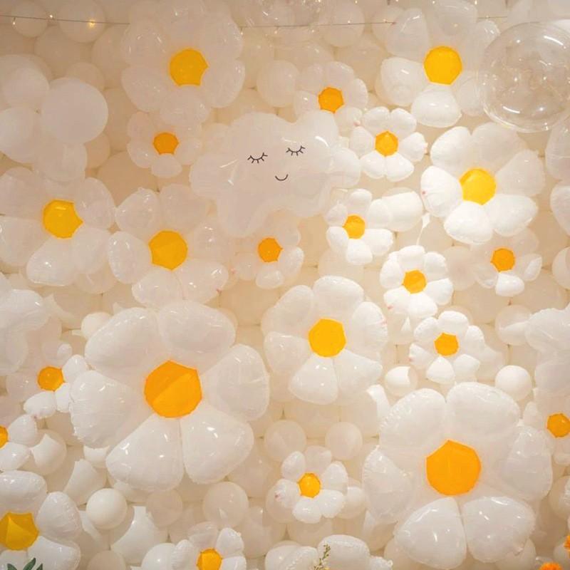 8PCS/PACK 16IN Small Daisy Aluminum Film Party Decoration Balloon 8PCS/PACK 16IN Small Daisy Aluminum Film Party Decoration Ball