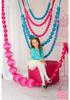 Pearl String Wedding Décor: Engagement Party Photo Prop & Window Display