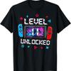 Level 11 Unlocked Gamer 11Th Birthday Video Game Boys T Shirt