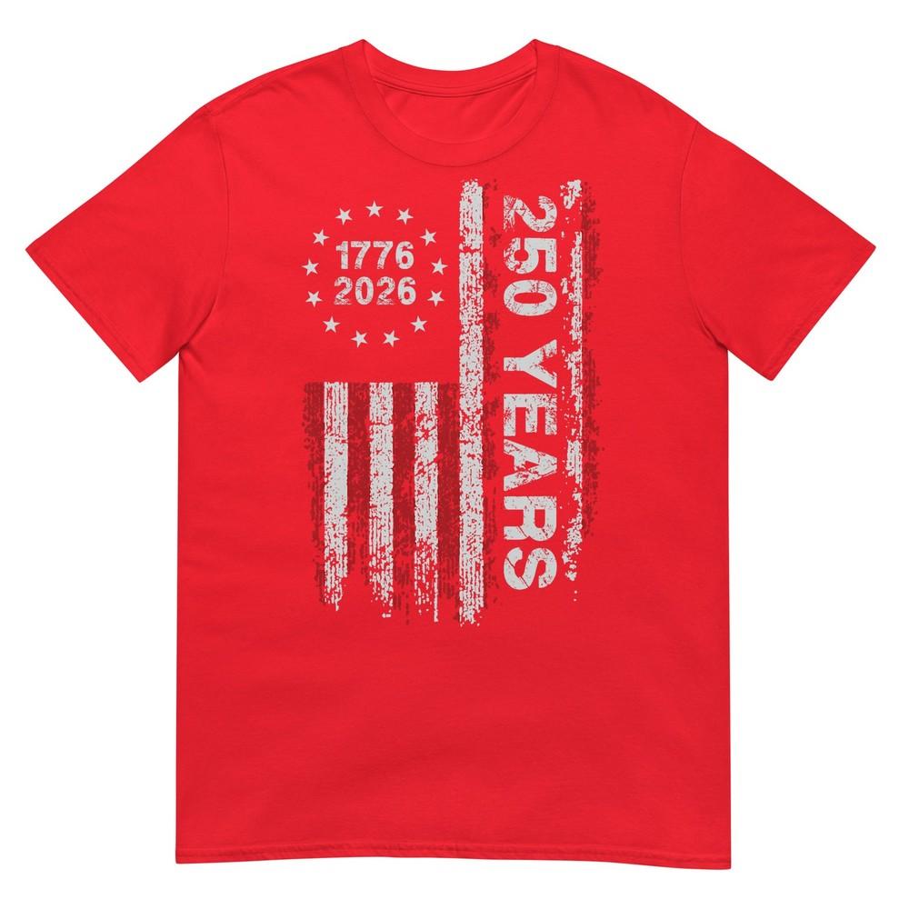 250 Years American Flag 250th Anniversary Usa Tshirt S