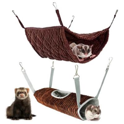 Rat Tunnel Bed Large Space Cave Double Layer Hamster Hammock Chipmunk Ferret