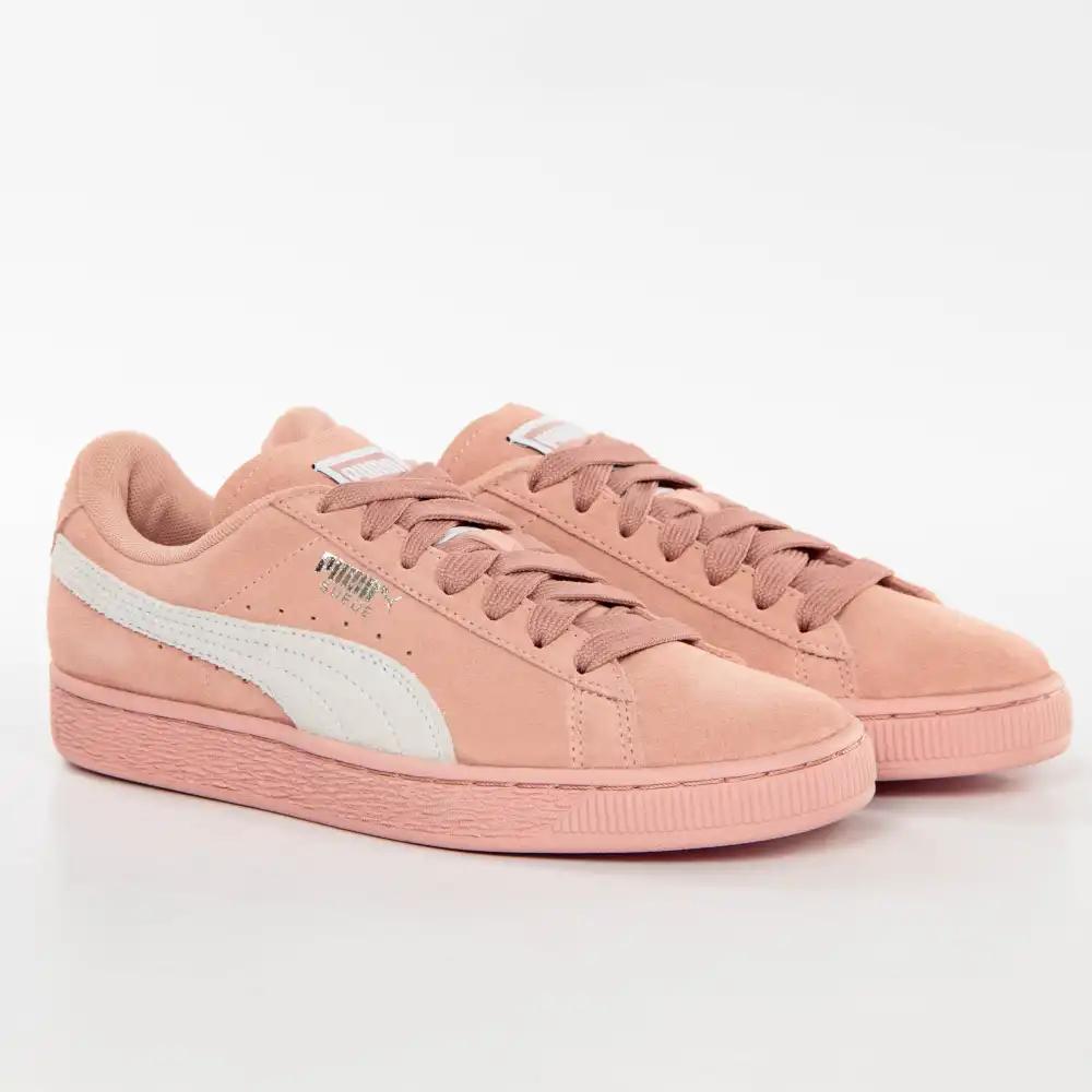 Puma Suede Classic Sneakers Suede Peach Beige/White
