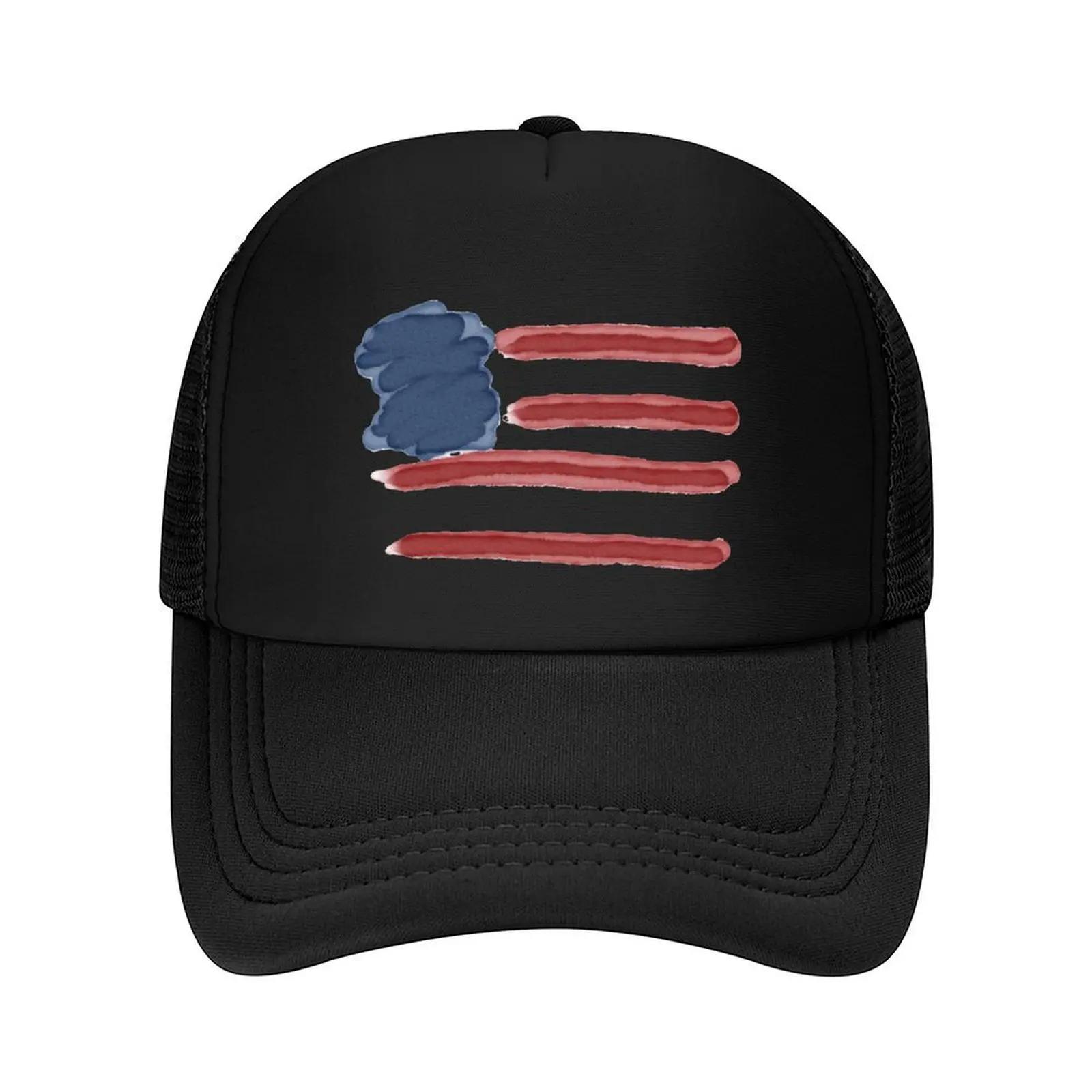 Минималистичная Современная Американский Флаг Искусство Бейсболка Snap Back Шляпа western Шляпа Роскошная Кепка Женская Мужская
