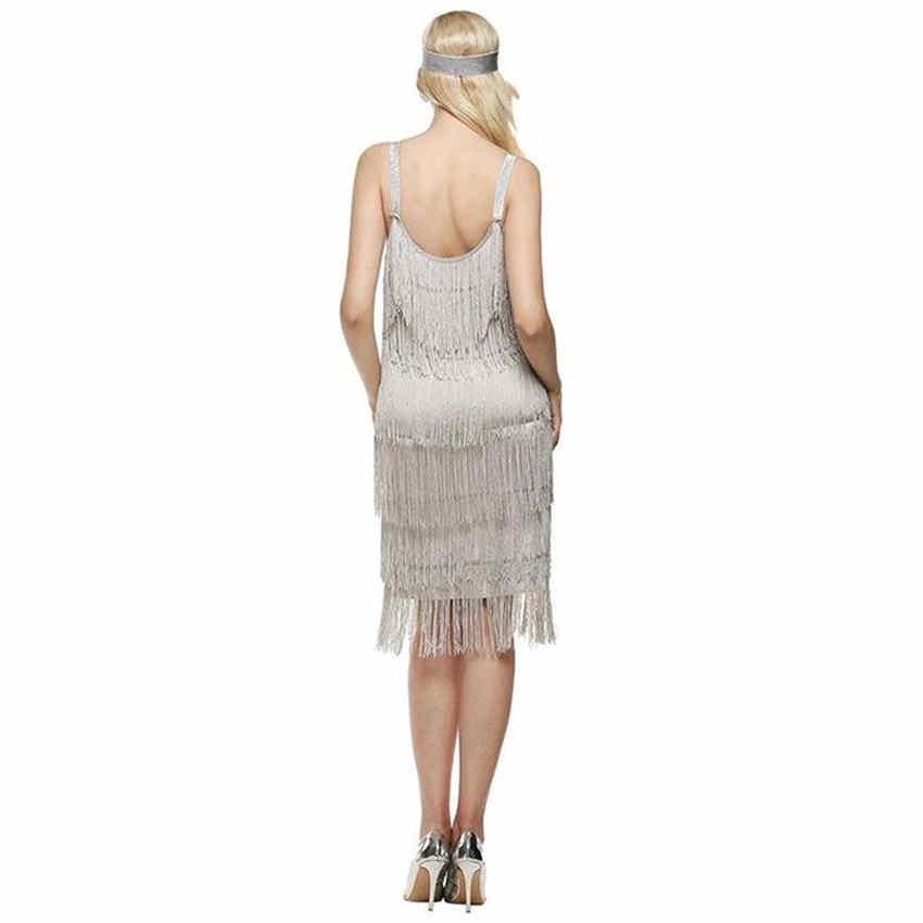 Letnia damska seksowna łączenie z frędzlami z opaską do włosów Sukienka bez rękawów A-line Dress Dance Party Dress