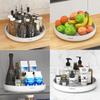 Kitchen Multi-functional Rotating Spice Plate Storage Spice Rack Round Storage Rack Storage Organizer Turntable