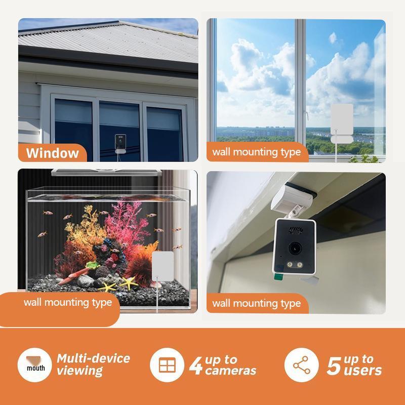 High-Definition Night Vision Smart Camera with 5G WiFi & Mobile Remote Control
