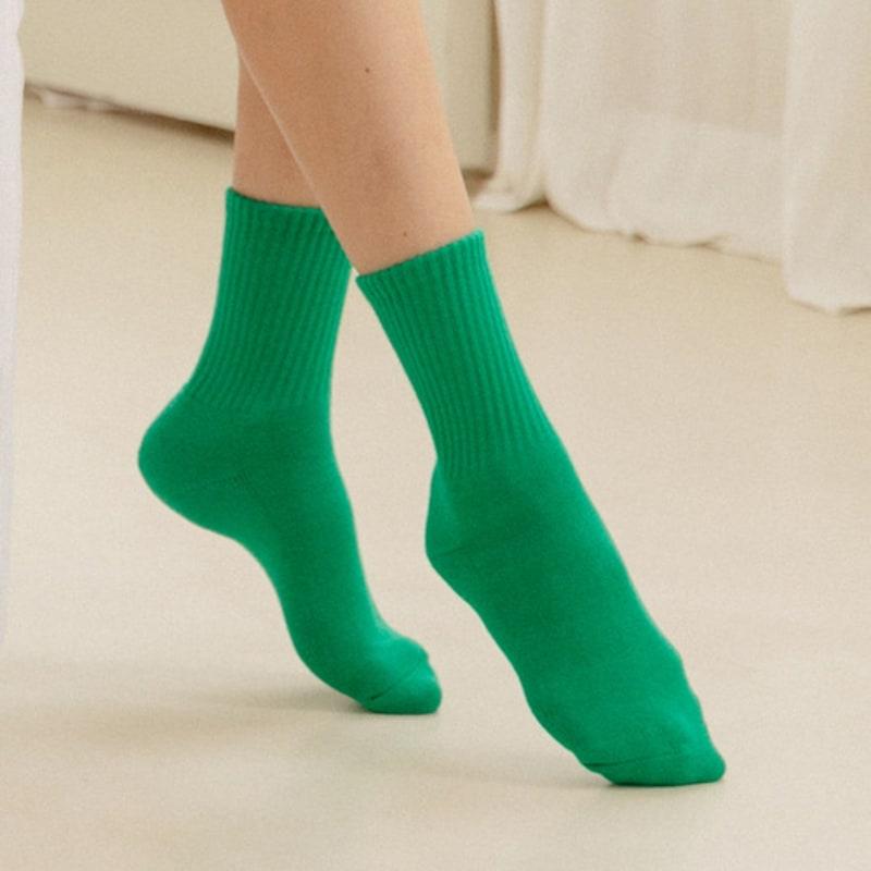 STUDIO SOCKSTOP [6PACK] Women's Sports Cushion Crew Socks 6 COLORS