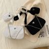 Chain Female Solid Color Wide Shoulder Strap Handbag Phone Pocket Single Shoulder Bag Crossbody Bag