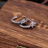 316L Stainless Steel Vintage Dragon Hoop Earring For Men Street Hip-Hop Style Earrings Fashion Animal Punk Jewelry