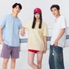 MINISO T-shirt Homme Oversize Coton Épais Imprimé Sapins