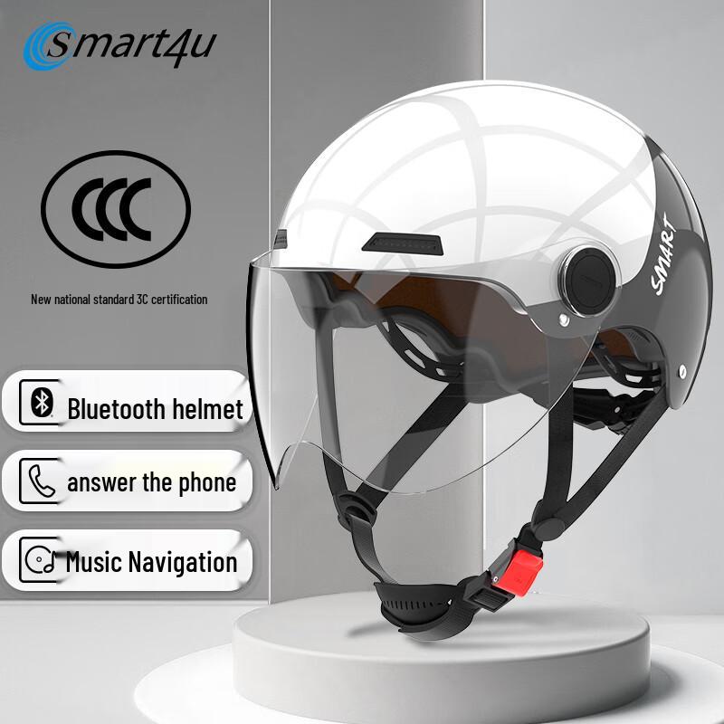 

SMART4U EH10B Bluetooth Half Helmet